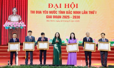  Đại hội Thi đua yêu nước tỉnh Bắc Ninh lần thứ I, giai đoạn 2025 - 2030